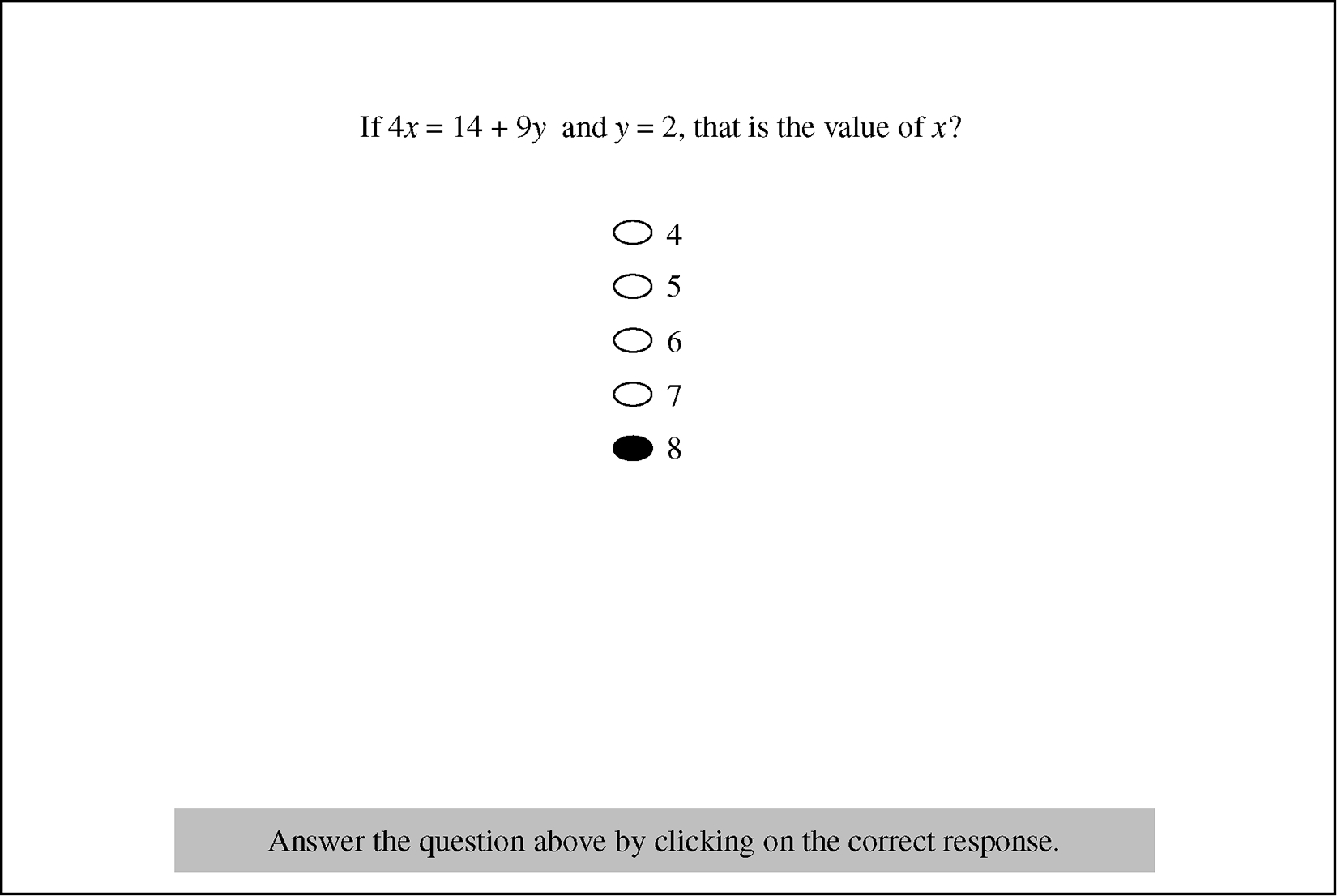 Step 3: Practice with Sample Test Questions The answer,