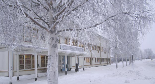 The public library in Överkalix, Norrbotten. Photo: Yvonne Nilsson Up north Sweden s northernmost county, Norr - botten, can be mentioned as an example of what it s like in a sparsely populated area.