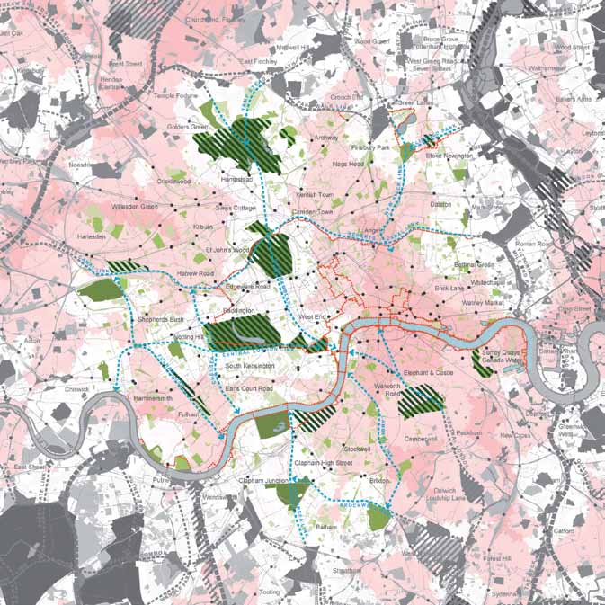 125 Figure 25: Central London Green Grid Strategic Corridors Strategic Links Metropolitan Park Opportunities Regional Park Opportunities Regional Parks Metropolitan Parks District Parks Local Parks