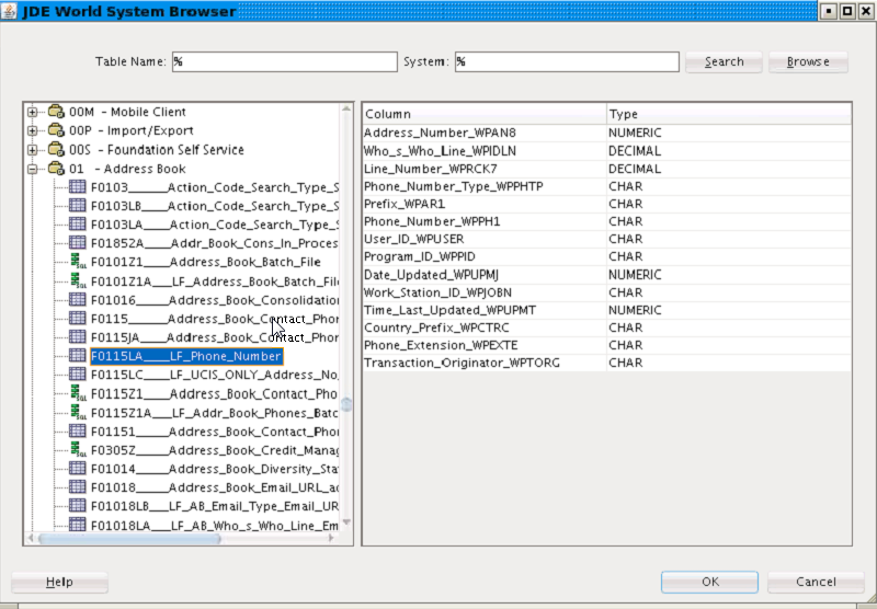 Application. In Oracle SOA Suite 12c, the adapter supports insert and query of data from the JDE World z-tables.