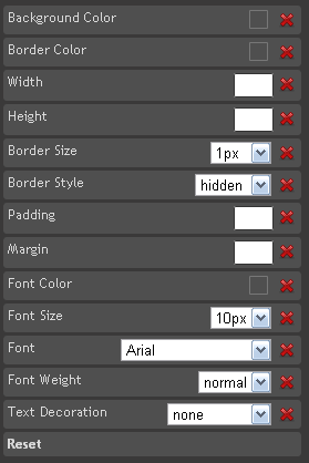 58 STYLE FOR SPECIFIC QUESTION By default, every question type can be tailored to your various needs. Editing a question type Click on (found within either the Editor or the Survey List page).