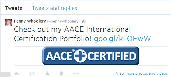 HOW TO TWEET YOUR AACE DIGITAL BADGES 1. Log-in to your Twitter account and click Compose new Tweet on the right hand side of the menu bar. 2.