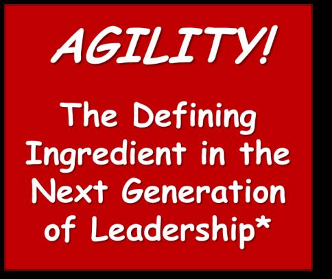 Leadership Agility Profile 360 Feedback System Anticipate Change Visioneering Sensing Monitoring Leadership Agility Profile Generate Confidence Connecting Aligning Engaging Initiate Action Bias for