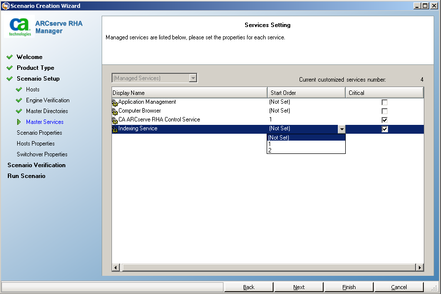 Manage Services Microsoft Exchange Server - lists Microsoft Exchange Server-related services if the current host has Microsoft Exchange Server installed Microsoft Dynamics CRM Server - lists