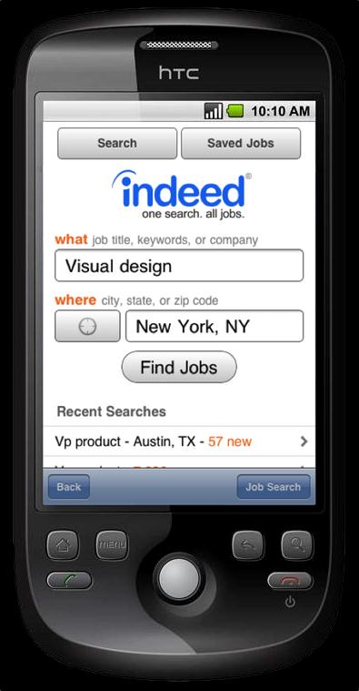 Indeed Mobile #1 job search app Simple, fast job search View new jobs