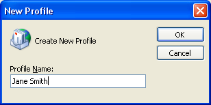 f. Click OK Figure 6 Section II: How to configure Outlook 2003 for Exchange when no profiles exist 1.