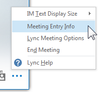 Invite others to the meeting To invite others by using Lync, do the following: 1.