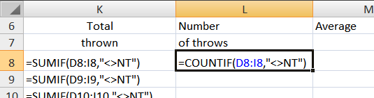 COUNTIF Function with NOT criteria NOT criteria works in exactly the same way with a COUNTIF function.