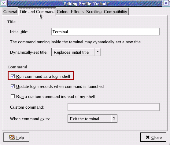 The Registration Process Fails When Executing regtool Using X Window Terminal If you cannot register the data mover server after you log out and log in, X Window Terminal may not be configured to