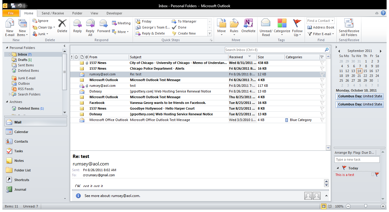 Folders To Outlook, folders are where you store Outlook items, such as email, appointments, and tasks. If you are in your Inbox, then a folder becomes an organizational device for storing your emails.