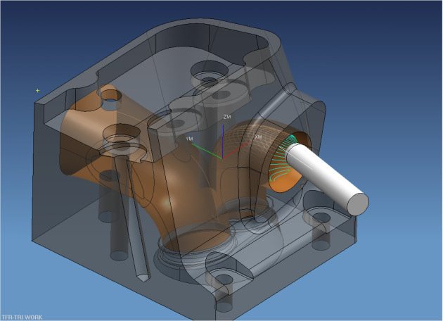 CAM Integrated CAD/CAM process By 3D execution of real production