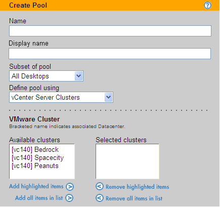 Leostream Connection Broker Administrator s Guide Desktops that match the conditions in the Desktop Attribute Selection section are assigned to this pool.