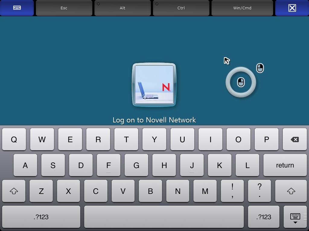 Once we hit the keyboard icon, we will see a screen as shown below.