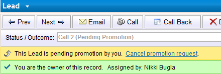 The Call-backs tab shows a list of your Callbacks. When you have made the call click Remove Call-Back to remove from your list of call backs.