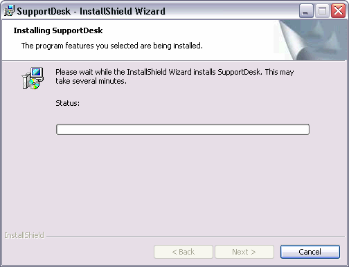 Quick Start Guide The Ready to Install the Program screen will be displayed.
