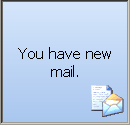 Message in bold, shows that a new message has arrived in your mail box after clicking on the check for new mail button. New feature!! This box will pop up to notify you about the new message.