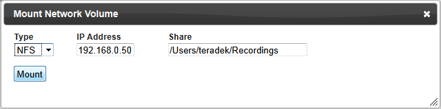 5.3.1.3. Click Browse and select the folder you want to share for recording. Click Open, and then Add. You may be prompted to enter an administrator password. 5.3.1.4.