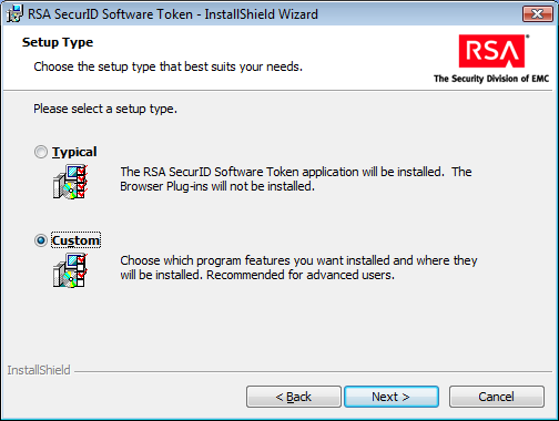 Figure 6-11 License Agreement V 4.1.x You are requested to choose the Setup Type.