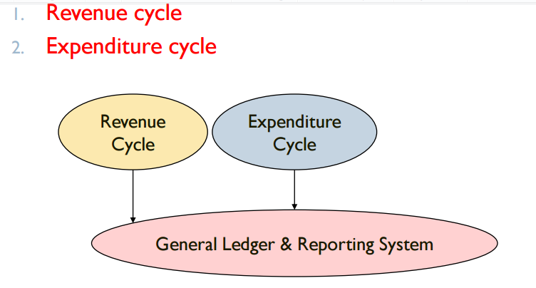 Transaction Cycle Process Begins with capturing data about a transaction Ends with an information output, such as financial statements Two Major transaction Cycle Processes: 9 Accounting Transaction