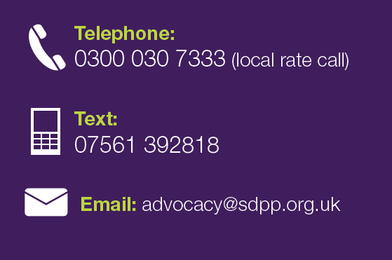 NHS Complaints Advocacy Telephone 0300 030 7333 Text 07561 392818