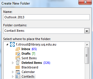 2. Enter the name Outlook 2013 Course 3. Click Add Members > From Outlook Contacts 4. Select contacts as appropriate 5.