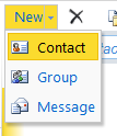 Contacts Personal Contacts When you click on the Contacts button in the navigation pane, you will be taken to your personal contacts by default.