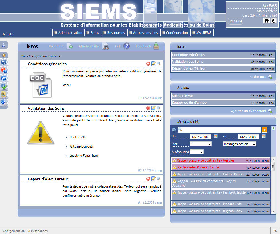 4 SIEMS: the Electronic Health Record System End-User Point of View Figure 4.