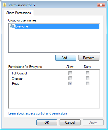 Network Sharing How to set-up Folder Sharing in Windows Vista Click Click 7.