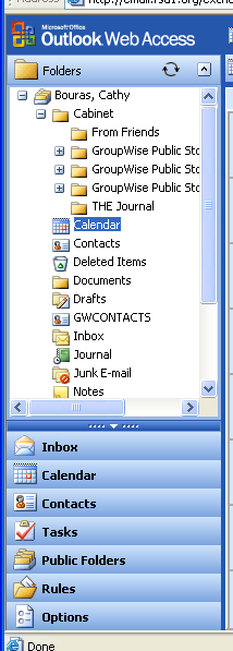 Note: When you delete a folder, it is moved to the Deleted Items folder. The folder isn't permanently removed until you delete it from that folder.