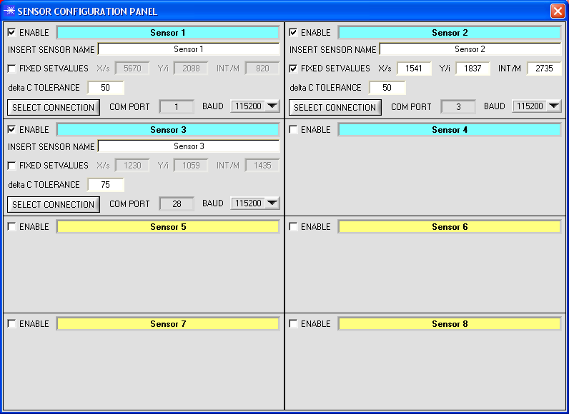 2.1.2 "Configure" menu The "Configure" menu can be used for performing certain parameter presettings.
