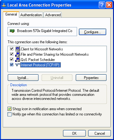 sure to make a note of your computer s network settings before following these steps. You will need the original settings to return your computer to its normal network settings. 4.