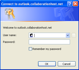 Exchange 2010 Outlook Profile Setup Page 8 of 9 17) Enter your User name and Password and click [OK]. Outlook attempts to communicate with the Exchange server with the settings you have entered.