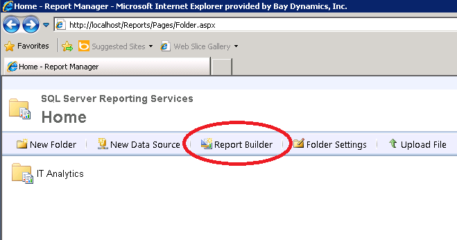 Advanced Reporting This section will dive into advanced report creation using Report Builder to create and publish a SQL Server Reporting Services report.