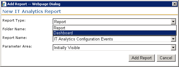 36. Right-click on the Dashboards folder and select New>IT Analytics