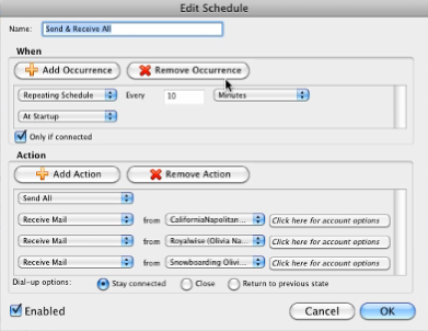 Change new incoming e-mail schedule options From the Ribbon, go to Tools tab click on the Schedules In the Schedules Preferences window, double