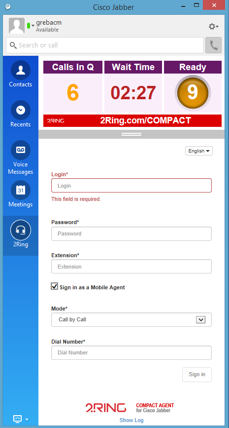 hyperlinks to caller s contact card in a 3 rd party CRM system, IM, email, wrap-up forms,.