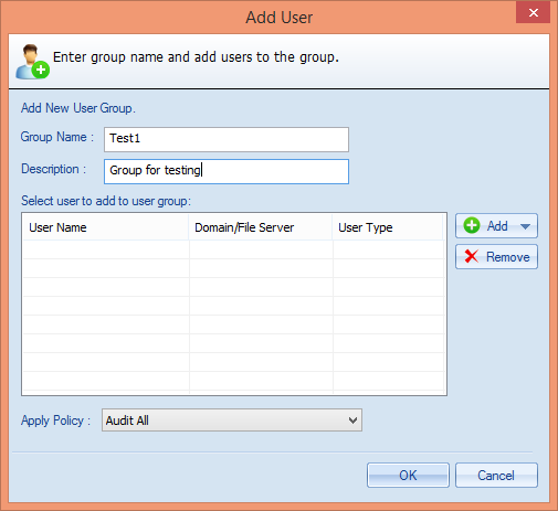 9. Add User Group You can create Users Groups of the selected users in an organization to apply similar policies over the groups.