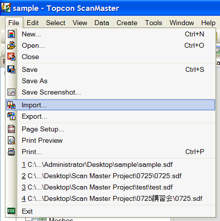 This is how Scan position01 and Scan position02 are shown together on one screen Default tab View01 tab Scan position01 Scan position02 3-2-2 Input the reference
