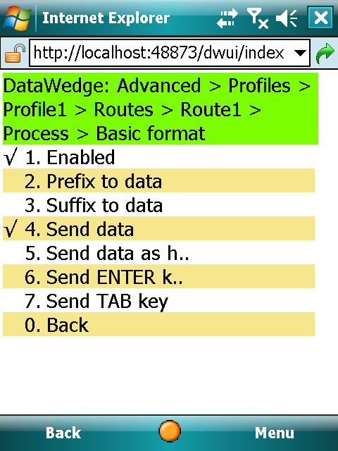 8-10 DataWedge Advanced Configuration Guide Rule 3 Create another rule for the remaining clients titled "Other". The criteria settings need not be set.