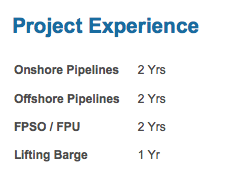 When you register on Oil and Gas People you build a profile on the site.