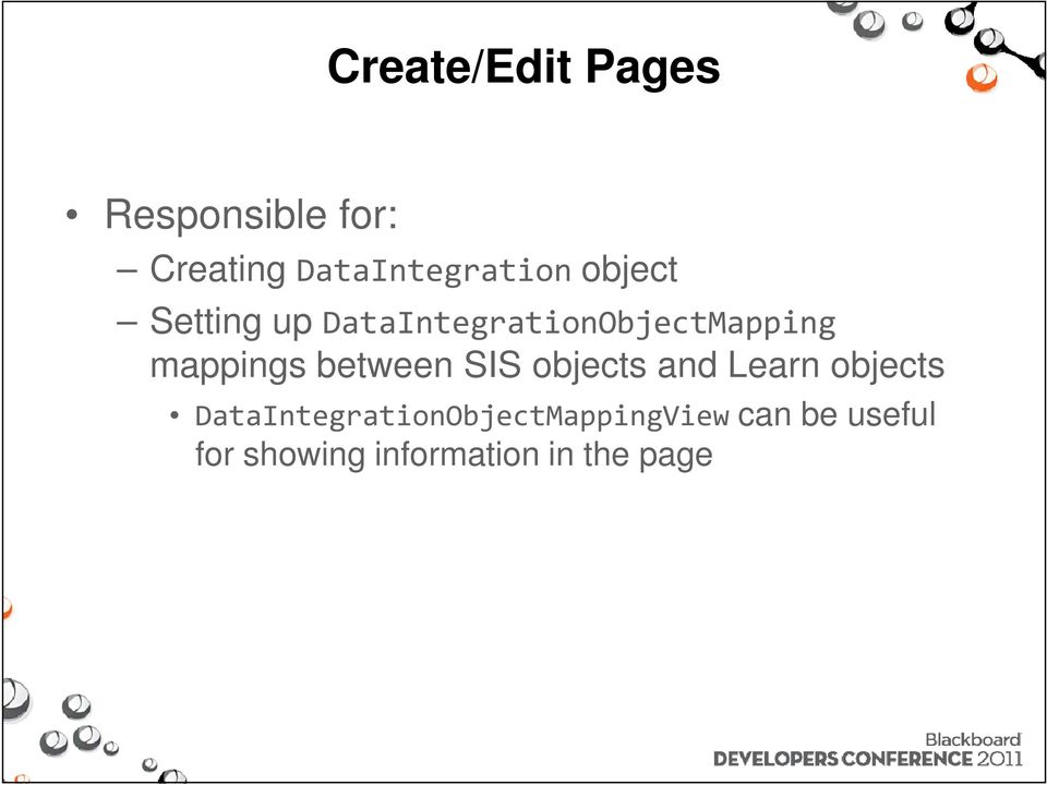 DataIntegrationObjectMapping mappings between SIS objects