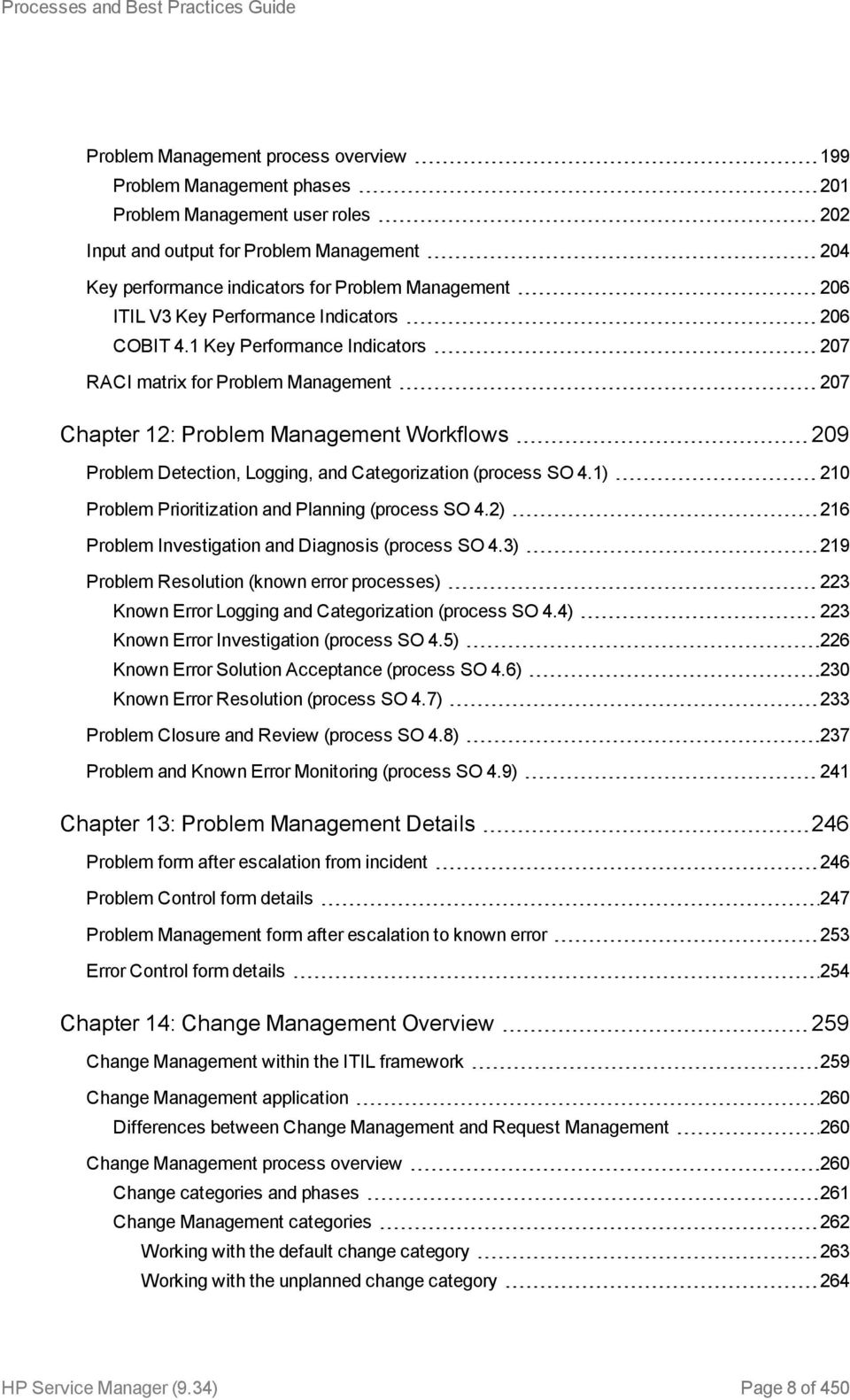 1 Key Performance Indicators 207 RACI matrix for Problem Management 207 Chapter 12: Problem Management Workflows 209 Problem Detection, Logging, and Categorization (process 4.