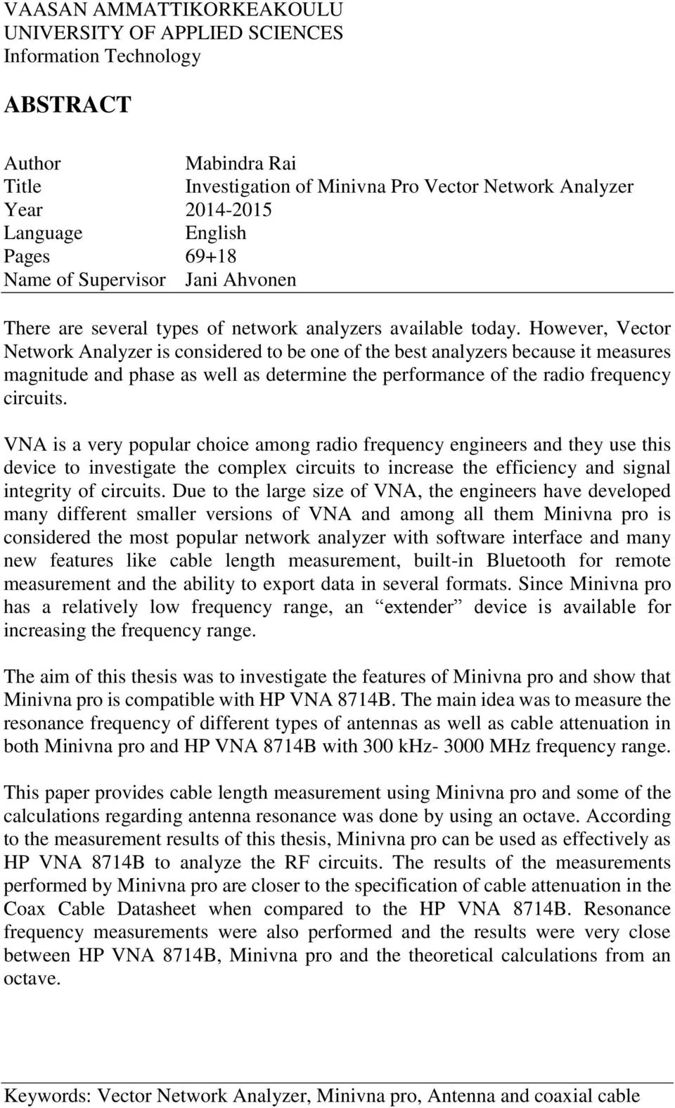 example abstract for thesis in information technology
