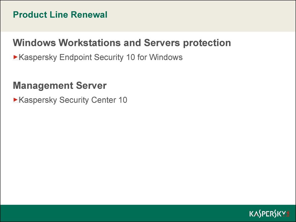 Kaspersky Endpoint Security 10 for