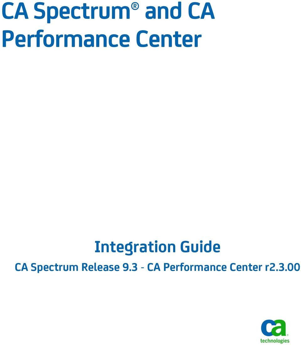 Integration Guide CA