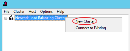 Creating a New Cluster 1.
