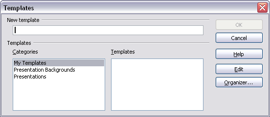 4) Select the template that you want to use. You can preview the selected template or view the template s properties: To preview the template, click the Preview icon.