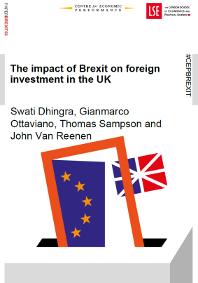 CEP Work on Economics of Brexit Professor John Van Reenen, Director Swati Dhingra,