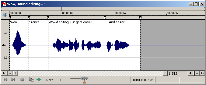 68 Cutting Cutting allows you to remove a section of audio data from a data window and store it on the clipboard until you paste or mix it into another file.