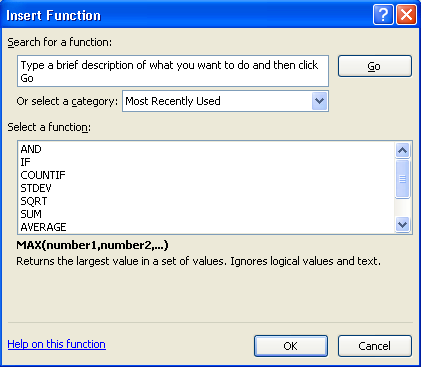Functions A function is a predefined formula that operates on a value (or values) and returns a value (or values). Many Excel functions are shorthand versions of frequently used formulas.